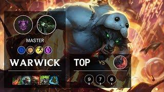 Warwick Top vs Aatrox - EUW Master Patch 10.7