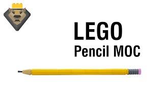 LEGO Pencil MOC & Tutorial