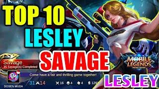 TOP 10 SAVAGE MOMENT LESLEY || KUMPULAN VIDEO SAVAGE LESLEY CALON TOP GLOBAL BY DOSEN MUDA