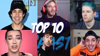 TOP 10 TOP YOUTUBERS IN THE WORLD OVER 20 MILLION SUBSCRIBERS