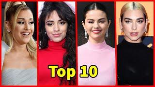 Top 10 female singers birthplace, birthday and real age in the world 2020 Full HD