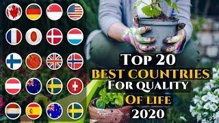 Top 20 Best Countries for Quality of Life 2020 | Best countries to live in the world