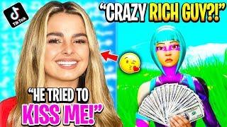 Crazy Rich Guy Tried To KISS My Famous TIKTOK Girlfriend... (Fortnite)