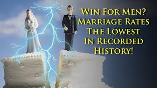 Loss for society, win for men? Men are saying NOPE to the institution of marriage at historic rates.