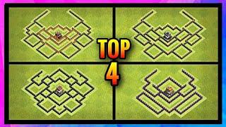 TOP 4 TROPHY/WAR CoC Base Design Compilation for TH7, TH8, TH9 & TH10 w/COPY LINKS – Clash of Clans