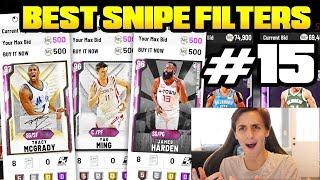 TOP 10 BEST SNIPE FILTERS TO USE RIGHT NOW IN MYTEAM MAKE TONS OF MT FAST AND EASY! NBA 2K20