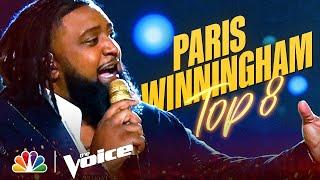 Paris Winningham Performs Teddy Pendergrass' "Close the Door" | NBC's The Voice Top 8 2021