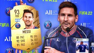 10 Footballers SHOCKED at their FIFA 22 Ratings! (Messi, Mbappe & More)