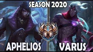 Teddy APHELIOS vs VARUS [ ADC ] Ranked Korea Season 2020