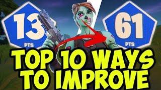 Top 10 Ways To Improve In Competitive Fortnite (Mechanics and Game Sense) - Chapter 2 Season 2