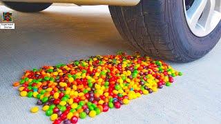 Top 10 Crushing Crunchy & Soft Things by Car! - EXPERIMENT: CAR vs M&M, TOOTHPASTE, POPCORN and More