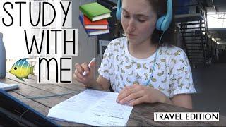 STUDY WITH ME WHILE TRAVELLING AUSTRALIA (PHYSICS BASED) | HOLLY GOES SOLO #017