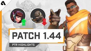 Baptiste, Doomfist & Mei NERFED - Overwatch PTR Patch 1.44 Highlights