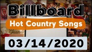 Billboard Top 50 Hot Country Songs (March 14, 2020)