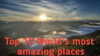 Top 10 World's most wonderful place||That you can't imagine