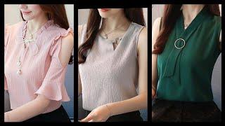 Top Classy Office wear blouse designs / ideas for business and working ladies