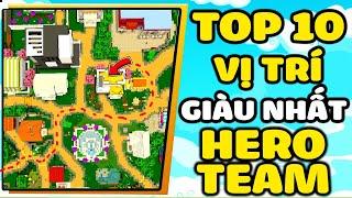 TIMMY KHÁM PHÁ TOP 10 VỊ TRÍ CHỨA KIM CƯƠNG GIÀU NHẤT TRONG LÀNG HERO TEAM*TOP 10 HERO TEAM