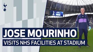 JOSE MOURINHO VISITS NHS FACILITIES AT TOTTENHAM HOTSPUR STADIUM