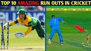 Top 10 Best Amazing Run Out in Cricket History HD