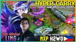 H2wo Hyper Carry Ling: Hand Speed Level 99999 | Top Philippines Ling