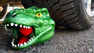 Experiment Car vs Crocodile  vs Guitar vs Eggs Crushing Crunchy, Soft Thing by Car| pewdiepie asmr