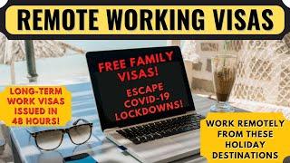 Top 7 Travel Destinations Offering Remote Work Visas | Working Online and Traveling the World