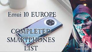 Emui 10 Europe Completed Upgrade Smartphones List 2020 | EMUI 10 upgrade in Europe [List]