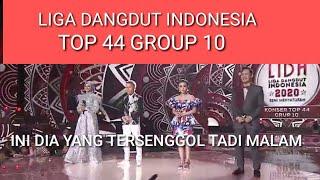 Inilah yang tersenggol di top 44 group 10| liga dangdut Indonesia