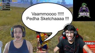 Best Meet up ever must watch,, Vaammoo Pedha sketchaa !! II UnqGamer II TeluguJokerYT II PUBG