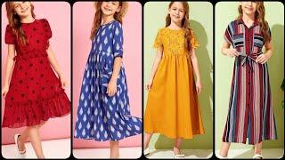 New creative 5 to 10 year easy to make designer girls top g cotton casual wear girls frocks designs