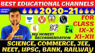 TOP EDUCATIONAL YOUTUBE CHANNELS IN INDIA 2020 || CLASS 10 AND CLASS 12