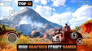Top 10 psp high graphics game for all android phones | ppsspp emulator 【2020】