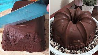 Most Satisfying Chocolate Cake Decorating Tutorials - Top 10 Easy Chocolate Cake Decorating Ideas