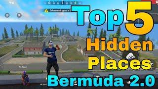 TOP 5 HIDDEN PLACES  BERMUDA 2.0  || NEW HIDDEN PLACE AFTER UPDATE BY ONE DAY GAMING