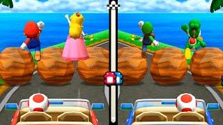 Mario Party The Top 100 Minigames - Mario vs Peach vs Yoshi vs Luigi
