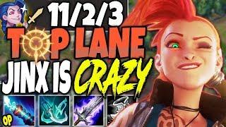 TOP LANE JINX IS CRAZY 