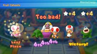 Mario Party 10 - Toad vs Spike vs Toadette vs Wario - Airship Central