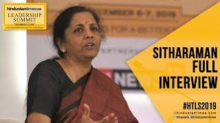 #HTLS 2019: Finance Minister Nirmala Sitharaman on slowdown, fiscal stimulus & GST