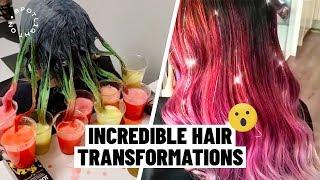 TOP 10 Hair Transformations Of The Year | Spotlight On Colorful Hair Dye