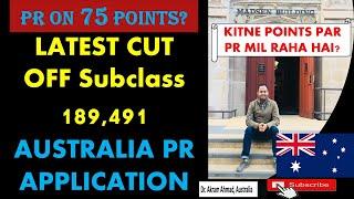 LATEST UPDATE JANUARY 2020 INVITATION ROUND AUSTRALIA II CUTOFF 189, 491 SUBCLASS