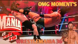 WrestleMania 36 Top10 Moments || Top 10 Moment WWE WrestleMania 36 2020