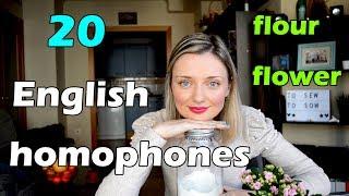 2x1: Top 20 English homophones! 