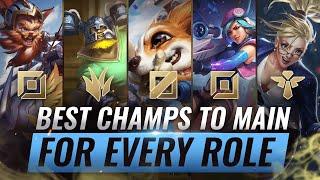 3 BEST Champions To MAIN For EVERY ROLE in Season 10 - League of Legends