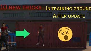 Free fire | top 10 new hide place | training mode after update | 