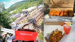 My Day Back At Dollywood 2021 | Flower & Food Festival | Roller Coasters | NEW Outside Mask Policy!