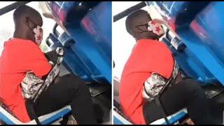 FULL VIDEO: Man c@ught recording a woman's t0t0 in a trotro bus