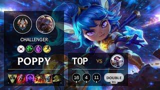 Poppy Top vs Fiora - KR Challenger Patch 10.4