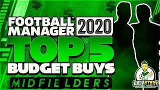 Top 5 Budget Midfielders in FM20 - Football Manager 20