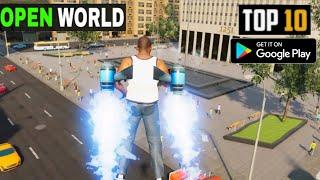 TOP 10 OPEN WORLD GAMES for Android in 2020 (OFFLINE/ONLINE) HIGH GRAPHICS