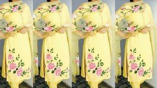 Top 10 Most Beautiful Trending Hand Painted Suit Design || Hand Painting | Punjabi suit | Sweetshanu